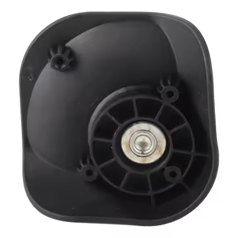 1 Pair Durable PP+PET Luggage Wheel Mute Black Single Row Wheel Swivel Caster Luggage Parts
