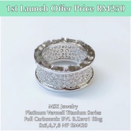 MSK Jewellery BVL BZero 18K White Gold Plated Ring