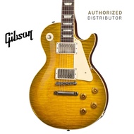 GIBSON 1959 LES PAUL STANDARD REISSUE HEAVY AGED ELECTRIC GUITAR - GREEN LEMON FADE / GOLDEN POPPY B