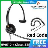 Plantronics Poly Hw510 Headset + Cisco Redcord