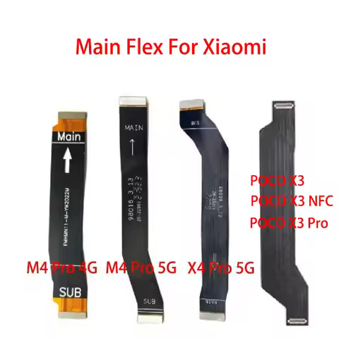 For Xiaomi Poco X3 NFC F3 X4 M4 Pro 4G 5G Main Motherboard Connector LCD Display Flex Cable Replacem