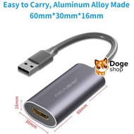 Acasis Hdmi Video Capture Card 60 Fps Usb Hd31 Alt. Elgato Ezcap Hd60S