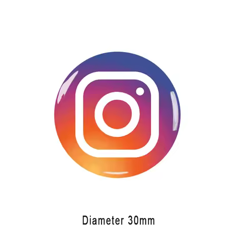 On-Metal Google Reviews Instagram Facebook NFC Tag Sticker Epoxy Lables for Social Media