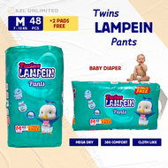 KZLU Twins Lampein Baby Diaper Pants Medium Large XL XXL XXXL