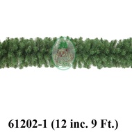 (61202-1) Christmas Decorations Pine Wire Size 12 Inches x 9 Feet