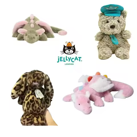JELLYCAT Peluche 2026JC PlushToys:Love Series;Rabbit Series;Roses;Dragon Series;Turtle Series;Bear S