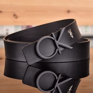 CK Men's Belt Classic Double-Sided Matte Simple Casual Belt Pants Belt CD