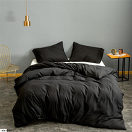 ○✴♨Bonenjoy Duvet Cover Queen Size Black Color Bedclothes Comforter Cover King edredom Microfiber Qu