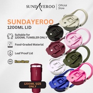 SUNDAYEROO Penutup 1200ML Tumbler Lid Replacement Part Handle Plastic Straw High Quality Tumbler Cov