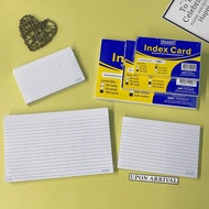 100pcs VALIANT Index Card Size 3x5 / 4x6 / 5x8 Thickened Ruled Learning Note Card Stationery Quality