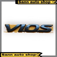 Original Matte Black Toyota VIOS Writing Emblem