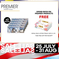 Premier Penguin Pocket Tissue 5 in 1 2 PLY (9s x 12 Packets x 5 Tube) x 2 Packets