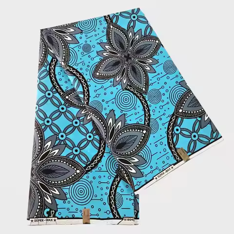 Item G2-5 Choose latest new design wax block fabric 6 yards