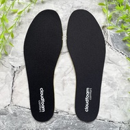 HITAM Men's Women's Shoe Insoles - ADID4S Cloudfoam Shoe Soft Foot Pads - Available Size 44 44.5 Bla