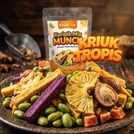 Keripik Mix Sayur Buah Paket MUNCH 100gr - (Edamame Ubi Ungu Ubi Madu Nanas Salak Pepaya)