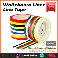 Whiteboard Line Liner Tape 3mm / 5mm x 66Meter (mAsLoT)