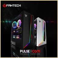 △ ▥ ∏ Fantech Case Pulse CG71 RGB Middle Tower Case Supports ATX Mini ITX Micro ATX Tempered Glass