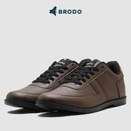 BRODO - Sepatu Base Signature Eco Brown Pantopel Original Berkualitas