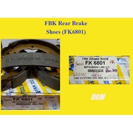FBK Rear Brake Shoes (FK6801) for Proton Juara, Mitsubishi Lancer
