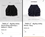 徵徵徵GOOPiMADE WIDE 11 Big Boy Utility 短褲