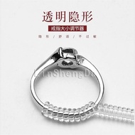 The ring ring adjuster is too big for the ring. It is specially used to adjust the ring size an