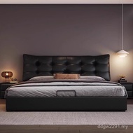 Bed Genuine Leather 1.8m 1.5m High-End Main Bedroom 2m Simple Modern Atmospheric Storageless Double 
