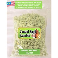CENDOL SAGU RUMBIA DIY 1 KG WARNA HIJAU (SEHINGGA 60 ORG MAKAN) INOVASI SEGERA KERING