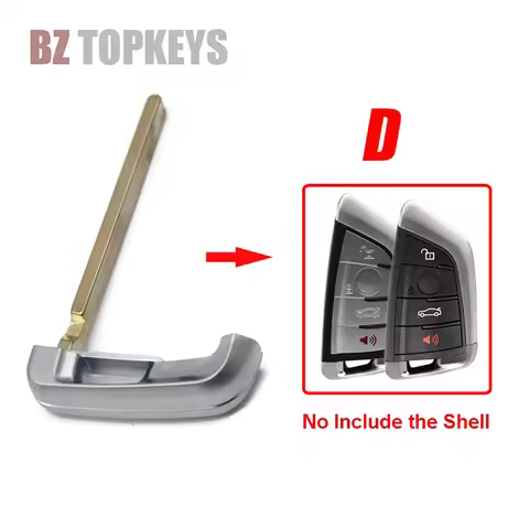 2pcs Car key blade emergency Key for BM X1 X3 X4 X5 X6 F15 F16 F48 FEM key replacement DIY use remot