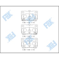 FBK Disc Brake Pad Rear - Mark-X GRX120 Lexus GS350 GS430 GSE20