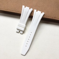 Rubber Silicone Watch Strap Fit AP Aibi 15400 Royal Oak Offshore Male 26mm Royal Oak