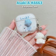 【Discount】For Asaki A-K6663 Case Casing Soft Silicone Earphone Case DIY Fresh Cartoon