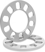 2 Pack Universal Wheel Spacers, 5/16" (8mm) Die Cast Replacement Wheel Spacer for 5 Lugs Wheels/Rims
