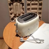 SMEG SMEG Italian Retro Toaster Stainless Steel Toaster Doss Stove Breakfast TSF01k