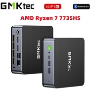 GMKtech K2 AMD Ryzen 7 7735HS MINI PC Radeon 680M Windows 11 Pro DDR5 32GB 1T SSD TypeC USB4 Triple Display Office PC Gamer Computer