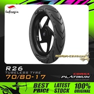 TAYAR CORSA PLATINUM TUBELESS TYRE R26 70/80-17