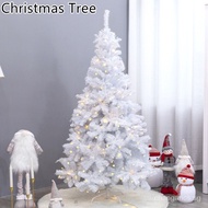 【In stock】Festive Snow White Christmas Tree with Led Lights Decorative Luxury Premium 5ft 6ft 7ft Deluxe Encryption Ornament Xmas Tree Deco Gift Set 120/150/180/210cm 5RP6
