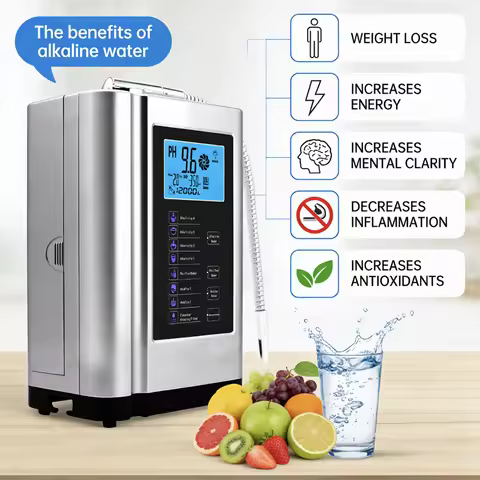 High PH Titanium Platinum Coating 5 Plates Japan Technology Kangen Alkaline Water Ionizer Alkaline W