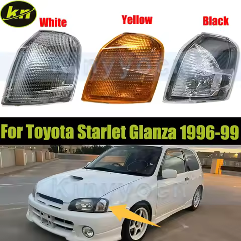 1Pair Car Headlight Turn Signal Indicator Corner Light For Toyota Starlet Glanza 1996 1997 1998 1999