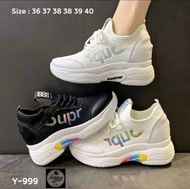 รองเท้าผ้าใบเสริมส้น Y999