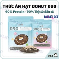 PetQ cat food, D90 PetQ Donut for all ages of cats, ChickenMeat Floss filling Dried chicken Topping,