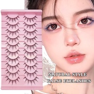 Long Fluffy Natural Lashes Eyelash Extension - 3D Handcrafted Eye Lashes - Soft Full Strip Lashes