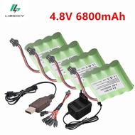 4.8v 6800mAh AA Battery Or Charger For Rc toys Cars Tanks Robots Boats Guns Ni-MH AA 4.8v Rechargeab
