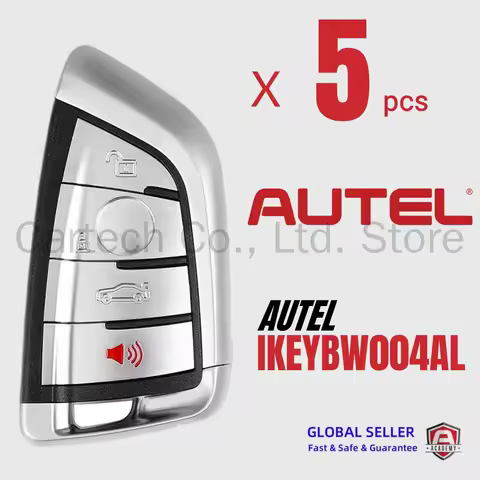 5PCS Autel IKEYBW004AL BW004ALUniversal Smart Key 4 Buttons For BMW For Autel Smart Key For KM100 IM