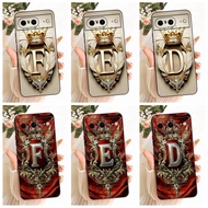 For Google Pixel 8 Casing GKWS6 G9BQD Luxury Crown Letters Soft Silicone Phone Back Cover For Google