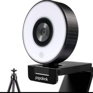 Webcam 1080p 60 Fps Auto Focus Microphone Tripod Papalook Pa552pro