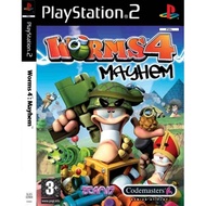 แผ่นเกมส์ Worms 4 Mayhem PS2 Playstation2 คุณภาพสูง ราคาถูก