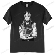 cotton tshirt mens summer tops axl rose guns n' roses gnr vtg retro graphic heavy metal man t-shirt bigger size