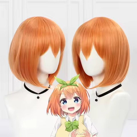 Nakano Yotsuba Cosplay Wig Gotoubun No Hanayome Anime The Quintessential Quintuplets Orange Heat Res