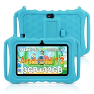 Q8 Double Handles Kids Tablet, 7 Inch Tablet For Kids, Android 13/MTK6737 4-Core 1.3Ghz/3GB RAM 32GB