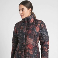 Athleta Downtown Printed Jacket Original Down Goose Down Jacket Athleta Waterproof Windproof Wind Re